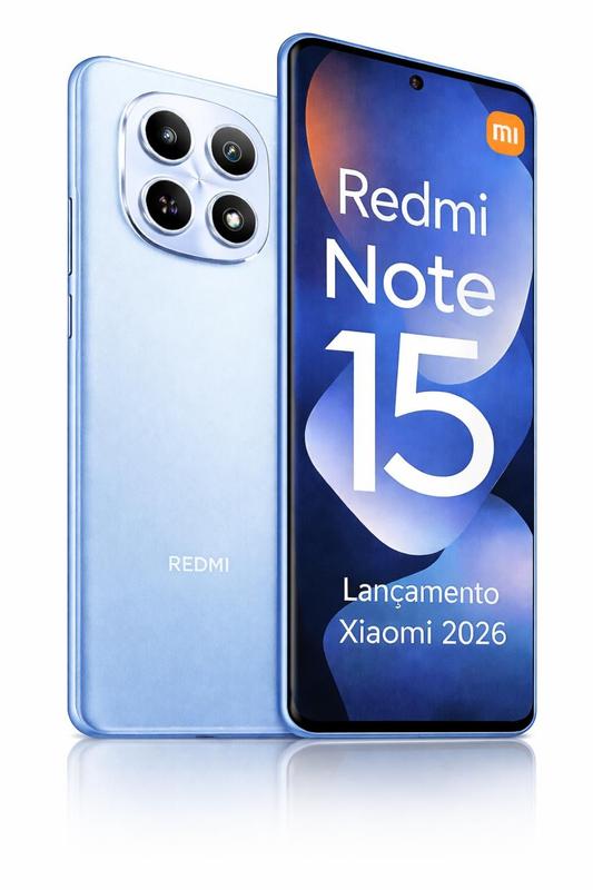 Smartphone Celular Xiaomi Redmi Note 15 4G 256GB 8GB 128GB 6GB